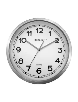 KINGHOFF KH-5026 jeklena stenska ura 34cm
