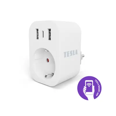 Tesla Pametna vtičnica SP300 3x USB