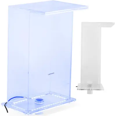 Izliv slapa z LED osvetlitvijo 35 cm, pretok vode 310 mm