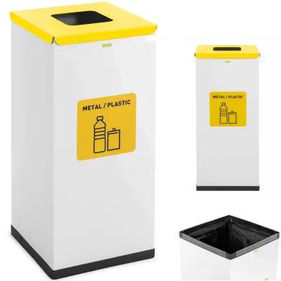 Košara za ločevanje odpadkov sortirna posoda 60 l - kovinsko plastična