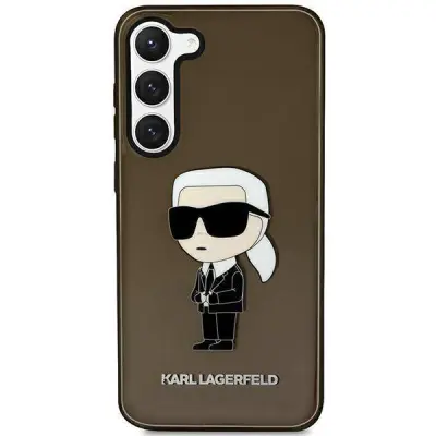 Ovitek KARL LAGERFELD KLHCS23SHNIKTCK, Samsung Galaxy S23, črn