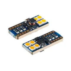 Avto LED sijalka oranžna 1800K 130lm WY5W T10 12/24V 8x 3030 SMD LED nonpolar CANBUS