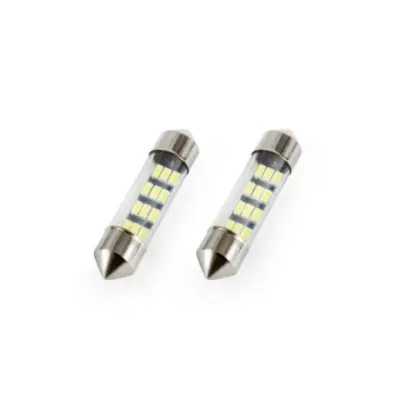 Avto LED sijalka FESTOON C5W 12V 36mm 3014 12 LED 2 kosa