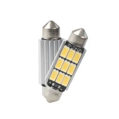2x avto LED sijalka - žarnica C5W 41mm 3.2W 450lm 12V CANBUS OSRAM toplo bela 3000K