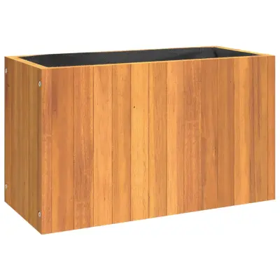 vidaXL Vrtno cvetlično korito 59x27,5x35 cm trden akacijev les