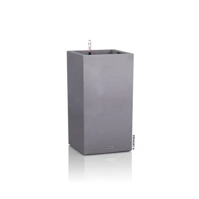 LECHUZA Korito CANTO Stone 30 High ALL-IN-ONE kamnito sive barve