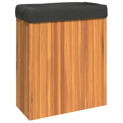 vidaXL Vrtno cvetlično korito 59x27,5x70 cm trden akacijev les