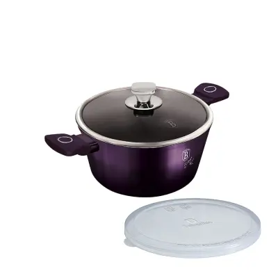 LONEC IZ TITANA 24cm 4,1L BERLINGER HAUS VIJOLIČNI MRK BH-6629