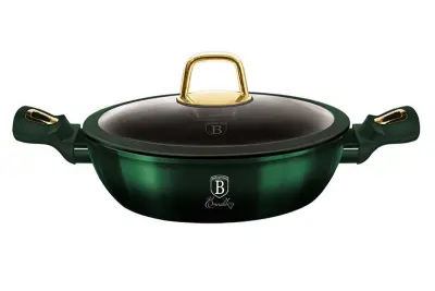 NIZEK GRANITNI LONEC 3.8L 28CM BERLINGER HAUS METALIC LINE EMERALD BH-6060