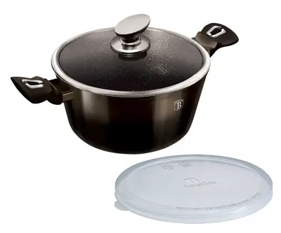 GRANITNI LONEC 28cm BERLINGERHAUS BH-6606 SIJOČE ČRN