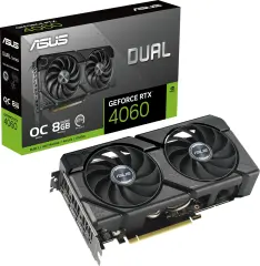 ASUS Dual GeForce RTX 4060 EVO OC 8GB GDDR6 (90YV0JC7-M0NA00) grafična kartica
