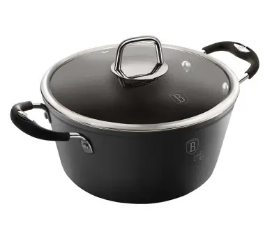 LONEC IZ TITANA 20cm 2,5L BERLINGER HAUS BLACK PROFESSIONAL LINE BH-6122