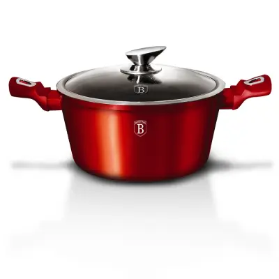 LONEC 6,5L 28CM BERLINGER HAUS METALIC LINE BORDO BH-1258-N