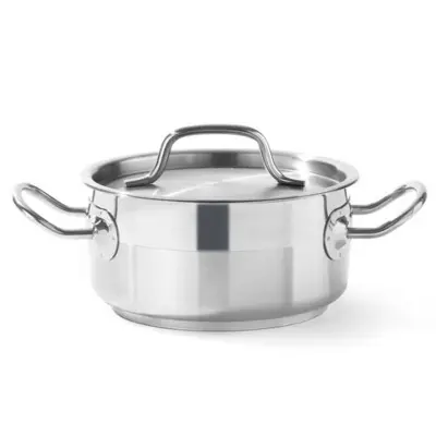 Profi Line nizek lonec s pokrovom, 1,5 l, premer. 160 x 75 h - Hendi 830000