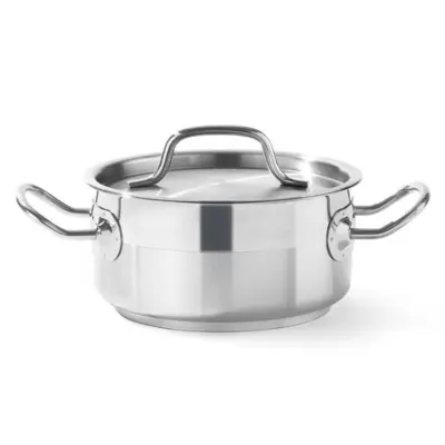 Profi Line nizek lonec s pokrovom, 4,8 l, premer. 240 x 105 h - Hendi 830406