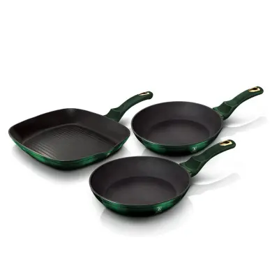 SET 3 ROTS ZA CVRTJE IZ TITANA BERLINGER HAUS METALIC EMERALD BH-6167