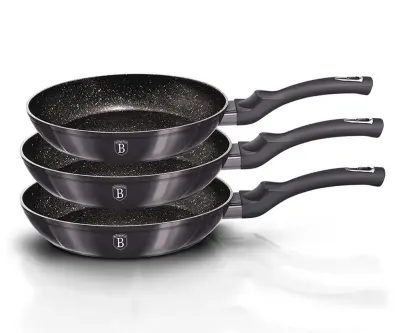 SET 3 GRANITNIH POSOD BERLINGER HAUS BH-6903 CARBON PRO