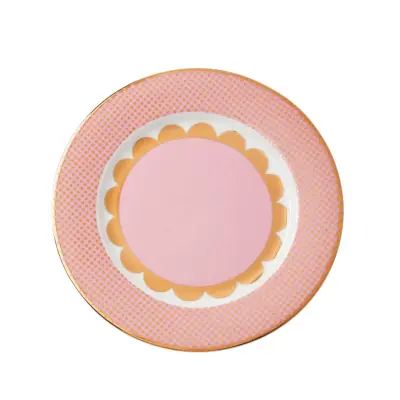 Desertni krožnik Regency 19,5cm / roza / porcelan