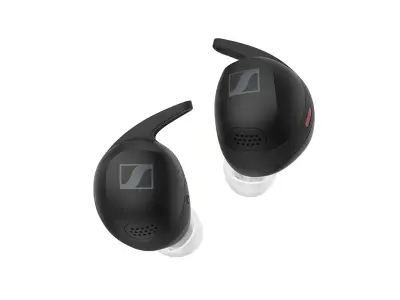 SENNHEISER Momentum Sport True Wireless ušesne črne slušalke