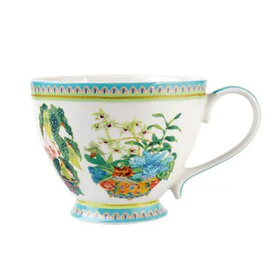 MAXWELL&WILLIAMS Jardin Orchid 400ml jumbo skodelica iz porcelana