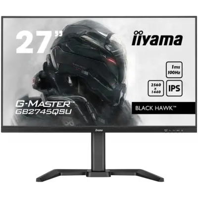 Monitor Iiyama 68,6 cm (27,0") GB2745QSU-B1 2560x1440 Gaming 100Hz IPS 1ms HDMI DisplayPort 2xUSB3.2 Pivot Zvočniki  sRGB100% FreeSync G-Master