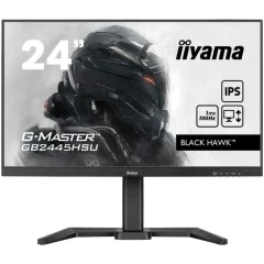Monitor Iiyama 60,5 cm (23,8&quot;) GB2445HSU-B1 1920x1080 Gaming 100Hz IPS 1ms HDMI DisplayPort 2xUSB2.0 Pivot Zvočniki  sRGB100% FreeSync G-Master