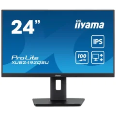 Monitor Iiyama 60,5 cm (23,8&quot;) XUB2492QSU-B1 2560x1440 100Hz IPS 0,5ms HDMI DisplayPort 4xUSB3.2 Pivot Zvočniki  sRGB99% FreeSync ProLite