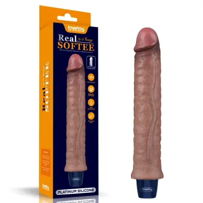 VIBRACIJSKI PENIS Lovetoy Real Softee Flesh 9,5''