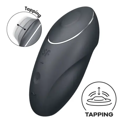 KLITORALNI STIMULATOR Satisfyer Tap & Climax 1 Black