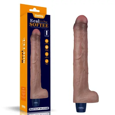 VIBRACIJSKI PENIS Lovetoy Real Softee Flesh 10,5''