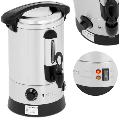 ROYAL CATERING grelnik vode dvostenski jeklen 6,5L 1500 W