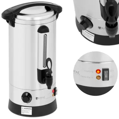 ROYAL CATERING grelnik vode z dvojno steno iz jekla 8,7L 1500 W