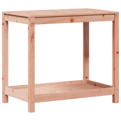 vidaXL Miza za sajenje s polico 82,5x50x75 cm trden les douglas