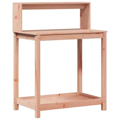 vidaXL Miza za sajenje s policami 82,5x50x109,5 cm trden les douglas