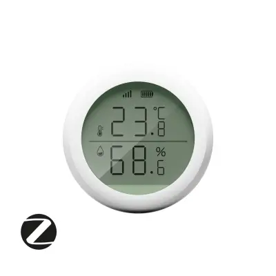 Tesla senzor temperature in vlage z zaslonom ZigBee