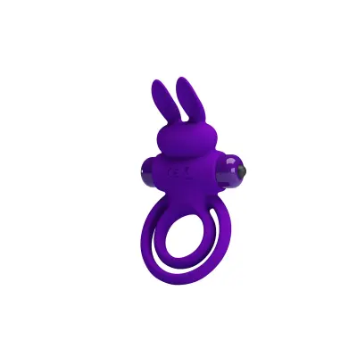 Dvojni vibracijski obroček za penis Bunny