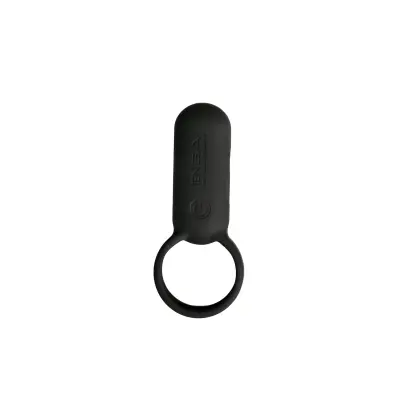 Vibracijski obroček za penis Tenga Smart, črn