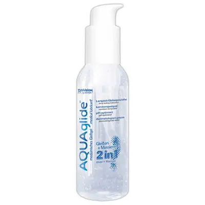 Masažno olje in lubrikant Aquaglide 2 v 1, 125 ml