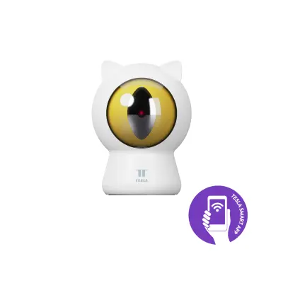 Tesla igrača z laserjem za mačke