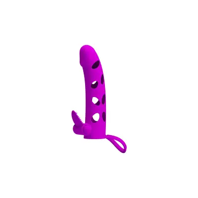 Podaljšek za penis s stimulatorjem klitorisa