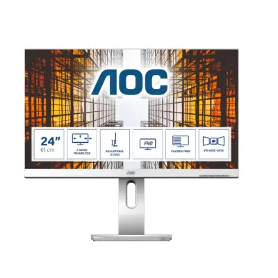 Monitor AOC 61 cm (24,0") X24P1/GR 1920x1200 IPS 4ms VGA DVI HDMI DisplayPort 4xUSB3.1 Pivot Zvočniki