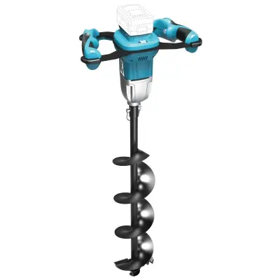 Sas+all PRO 18V dvoročni akumulatorski zemeljski vrtalnik + sveder 150mm