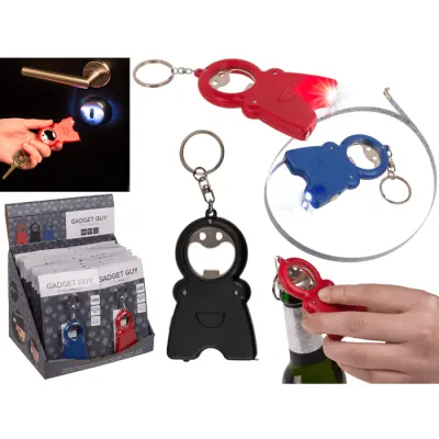 Kovinski obesek za ključe- Gadget Guy - 3 v 1