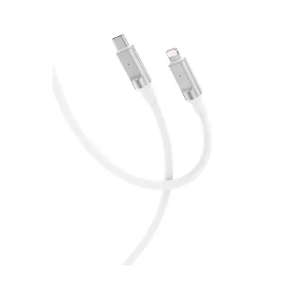 Kabel XO NB-Q252A USB-C na 8-pin Lightning 27W 1m bel
