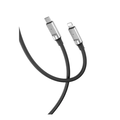 Kabel XO NB-Q252A USB-C na 8-pin Lightning 27W 1m črn
