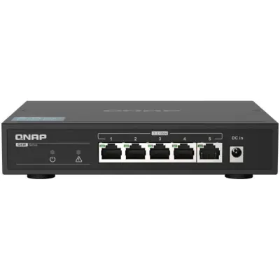 QNAP QSW-1105-5T SKLASOVO NO UPRAVLJANJE GIGABIT ETHERNET (10/100/1000) Negro