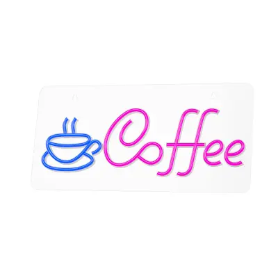 Neon LED luč - napis Coffee