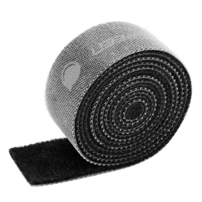 Velcro trak, organizator kabla, 2 m - črn