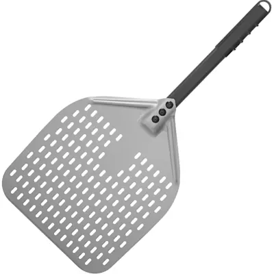 Lopata za pico s kratkim ročajem, perforirana, kvadratna, 300 x 660 mm - Hendi 618097