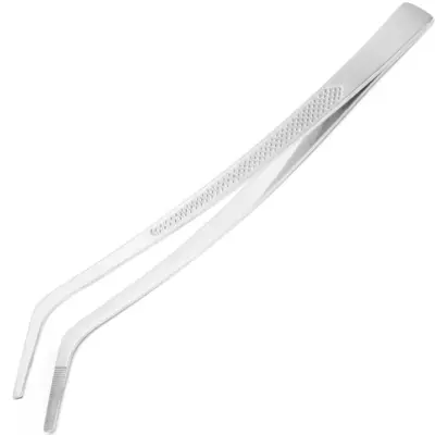 Ukrivljena profilirana kuhinjska pinceta 240 mm - Hendi 680186